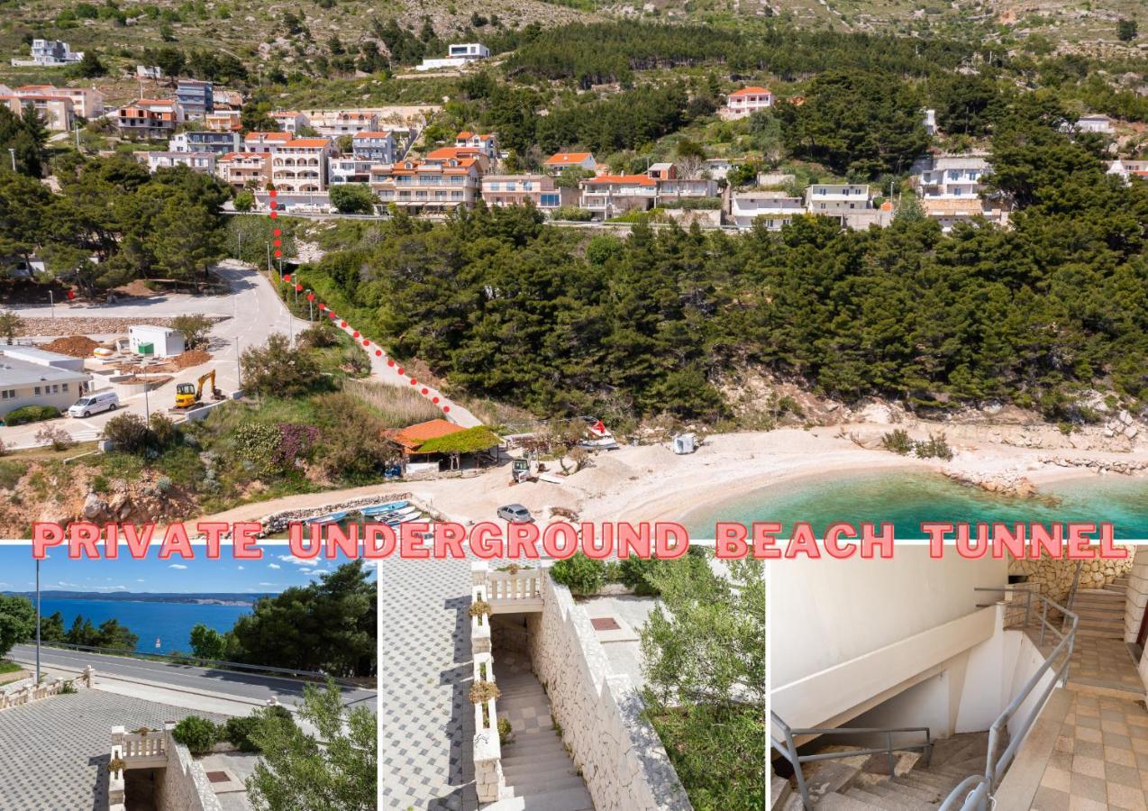 Beachfront Xxl - 2 Apartments Together - Lokva Rogoznica Kültér fotó